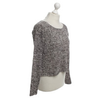Ganni Knit sweater in shades of gray