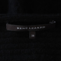 René Lezard Gebreide jurk zwart
