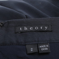 Theory Jupe en Coton en Bleu