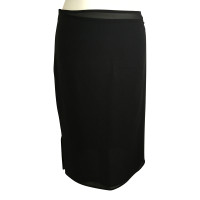 Jil Sander Silk skirt in black