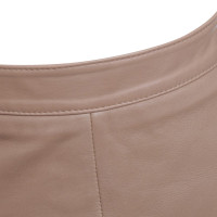 Oakwood Leather skirt in beige