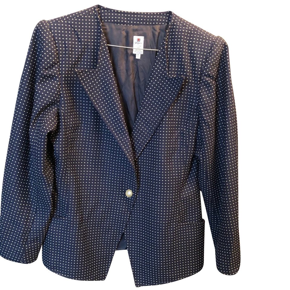 Emanuel Ungaro Blazer Wol in Blauw