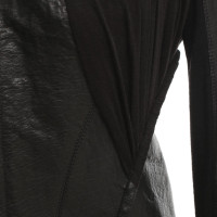 Rick Owens Leather blazer in black