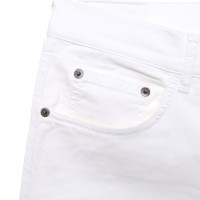Bogner Paire de Pantalon en Coton en Blanc