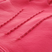 Miu Miu Lederhandschuhe in Pink