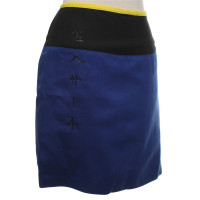Versace skirt in yellow / black / blue
