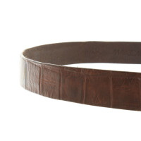 Marc Cain Leather belt with embossment
