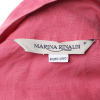 Marina Rinaldi Linnen blouse in fuchsia
