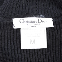 Christian Dior Oberteil aus Wolle in Schwarz