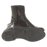 Diesel Black Gold Bottines en Cuir en Noir