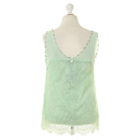 Twin Set Simona Barbieri Lace top in mint