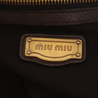 Miu Miu Handtasche in Grau