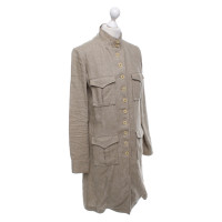 Etro Jacket/Coat Linen in Olive