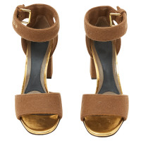 Marni Sandals Wool in Ochre