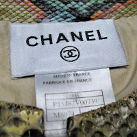 Chanel Veste en cuir python 