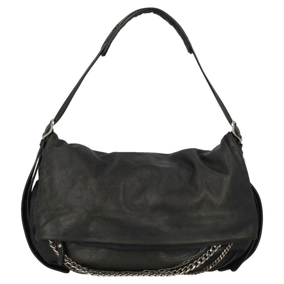 Jimmy Choo Tote Bag aus Leder in Schwarz