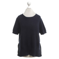 N°21 Short-sleeved sweater in blue