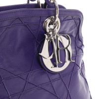 Christian Dior Granville Bag Leather in Violet