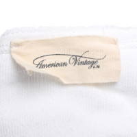 American Vintage Oberteil in Weiß