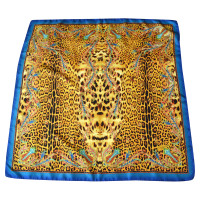 Roberto Cavalli Scarf/Shawl Silk in Brown