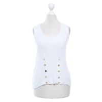 Yves Saint Laurent Top Cotton in White