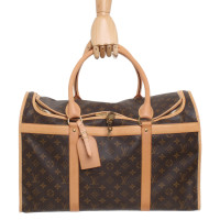 Louis Vuitton Reisetasche aus Canvas in Braun