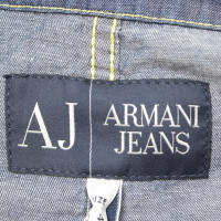Armani Jeans Blazer en jean bleu foncé
