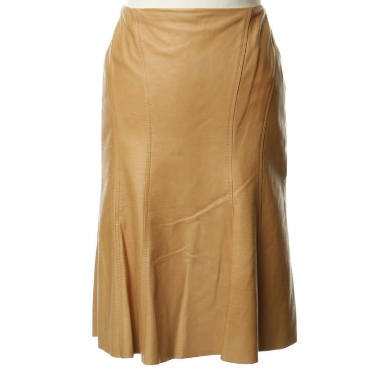 Ralph Lauren Leather skirt in Brown