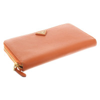 Prada Wallet in orange