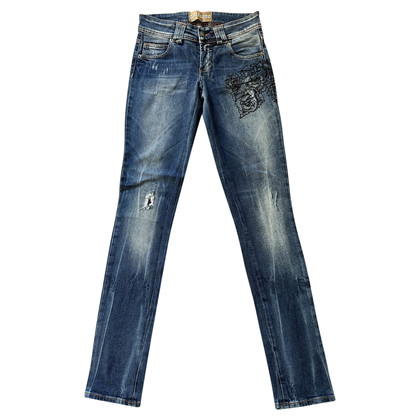 John Galliano Jeans aus Baumwolle in Blau