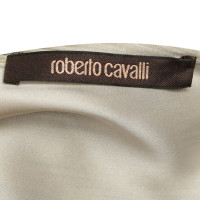 Roberto Cavalli Robe épaule soie