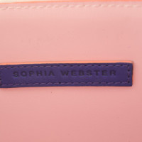 Sophia Webster  clutch in colore argento