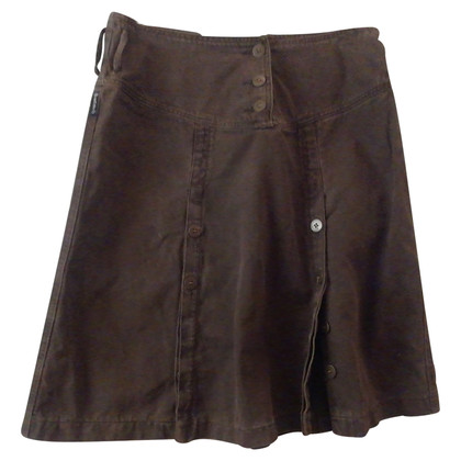 Armani Jeans Skirt in brown canvas
