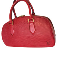 Louis Vuitton Handtasche aus Leder in Rot