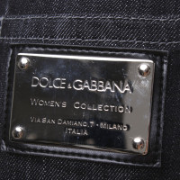 Dolce & Gabbana Denim skirt in grey blue
