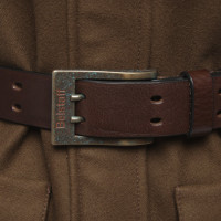 Belstaff Mantel mit Ledergürtel