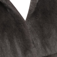 John Galliano Fur coat in grey