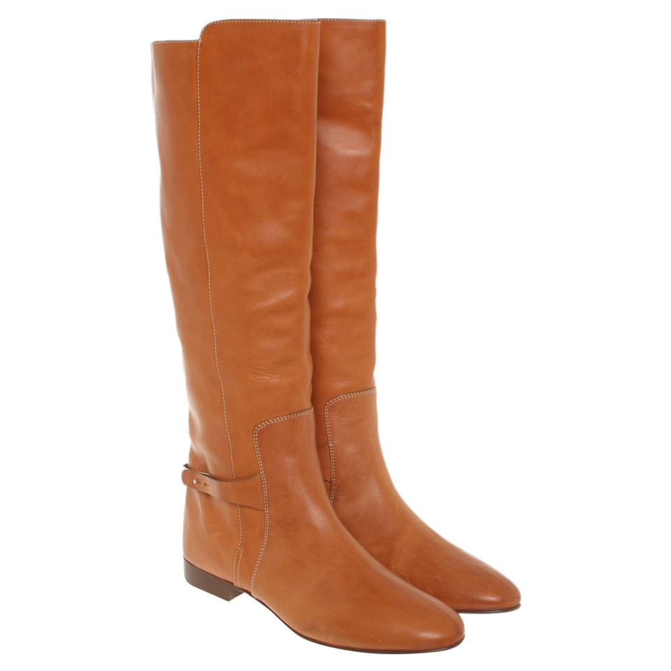 Chloé Boots Leather in Ochre