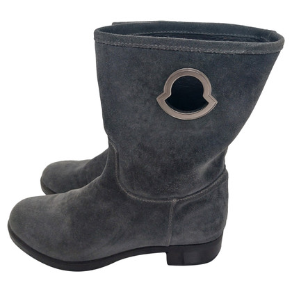 Moncler Ankle boots Suede in Grey