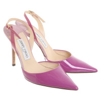 Jimmy Choo Pumps/Peeptoes aus Lackleder