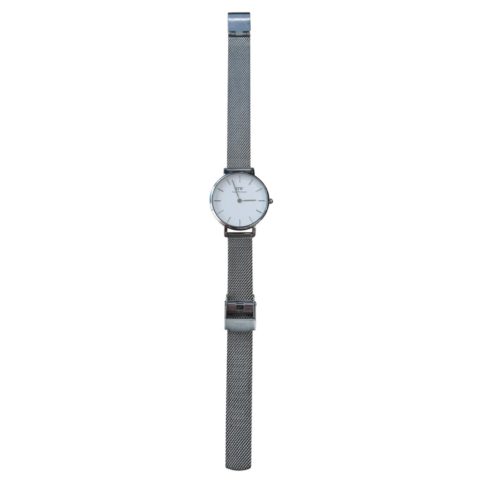 Wellington Armbanduhr aus Stahl in Weiß