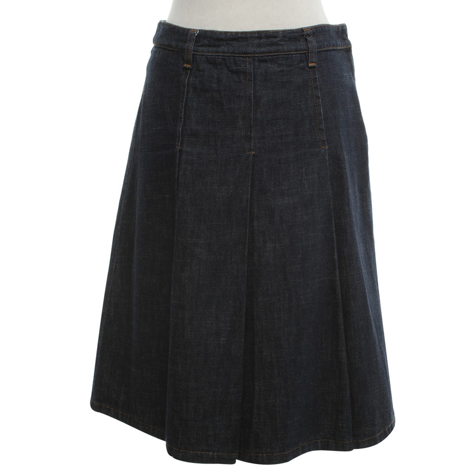 Miu Miu Denim skirt in dark blue