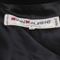 Yves Saint Laurent Mantel in Schwarz