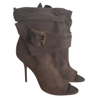 Burberry Peep Toe Ankle Boots