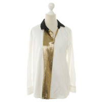 Sandro Blouse with silk details