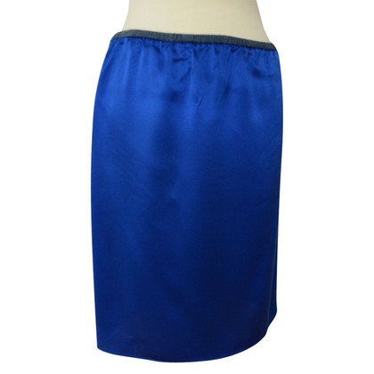 Trussardi Skirt Silk in Blue
