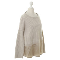 Brunello Cucinelli Kaschmir-Pullover in Creme