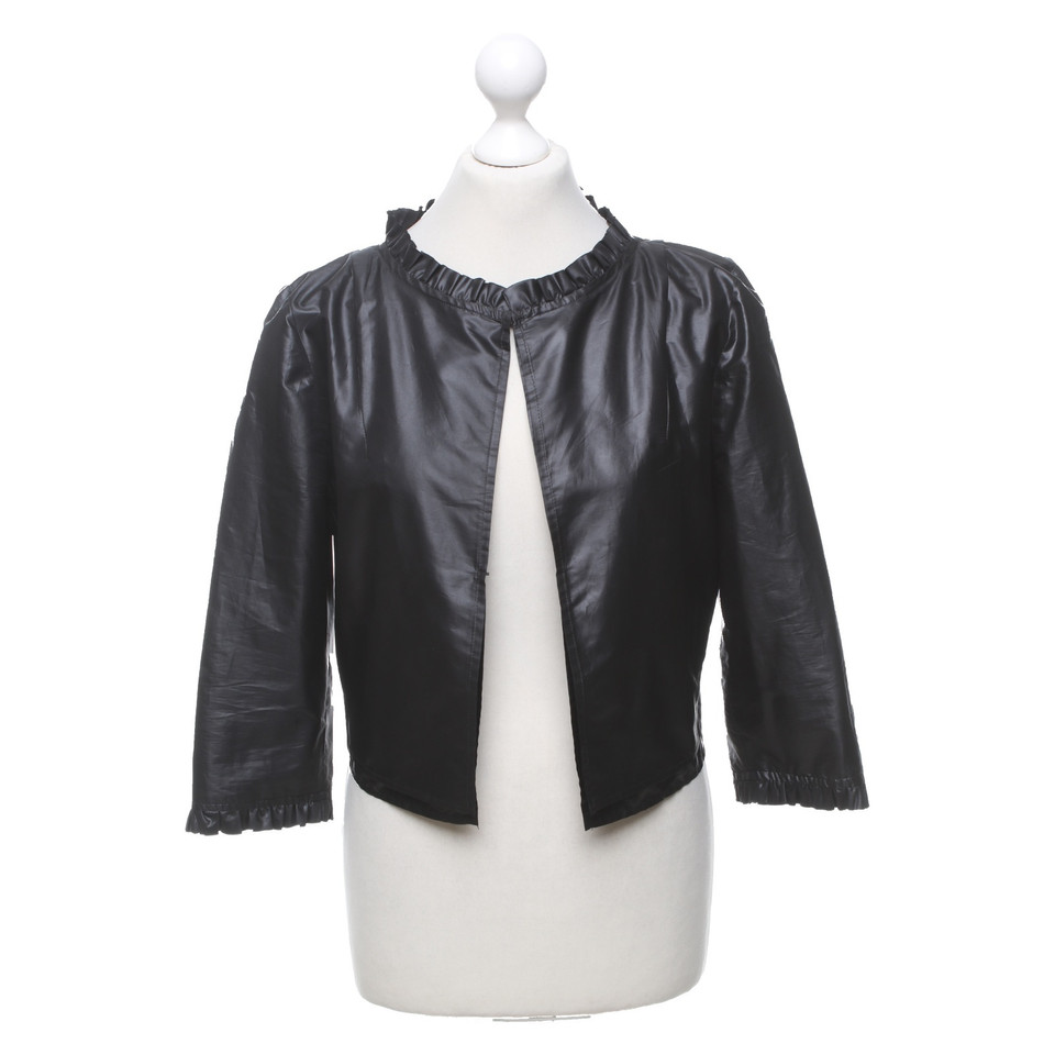 Marc Cain Lightweight short jacket in black