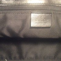 Gucci Bardot Bag aus Canvas in Schwarz