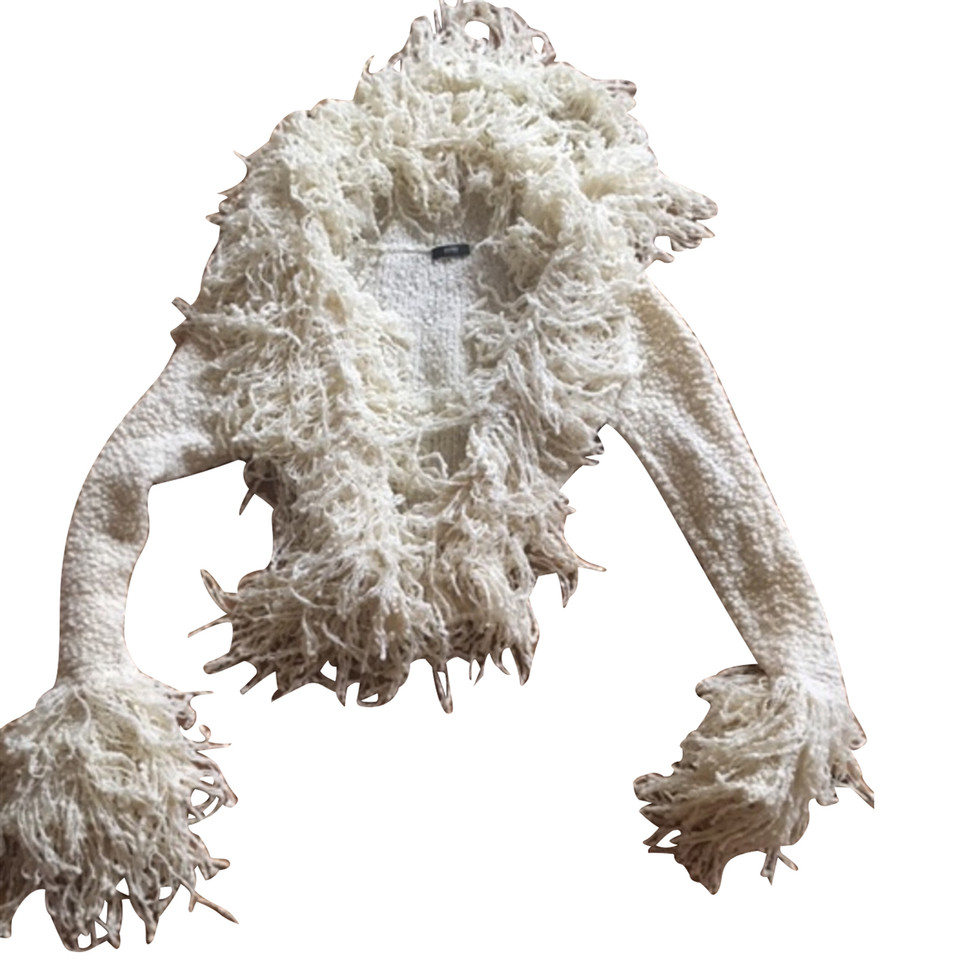 Hugo Boss Strick aus Wolle in Weiß